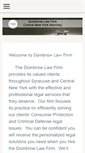 Mobile Screenshot of dombrowlawfirm.com